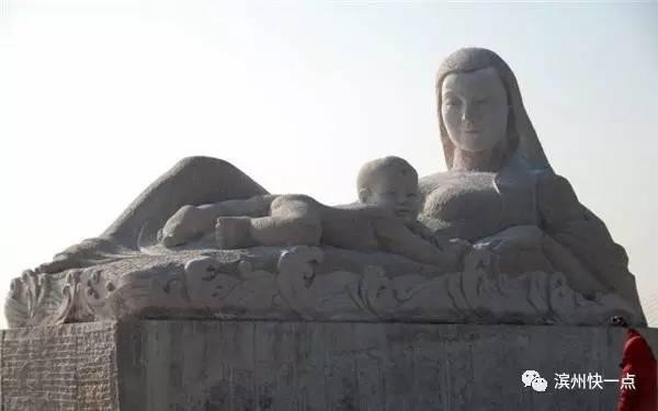 滨州黄河母亲雕塑拆除（组图）