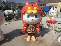 hj4122 美陈玻璃钢卡通雕塑及花盆_美陈玻璃钢卡通雕塑及花盆_滨州宏景雕塑有限公司