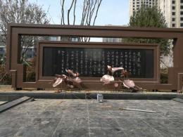锻铜荷花雕塑_滨州宏景雕塑有限公司