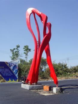 hj1730 不锈钢雕塑—舞_青岛国际服装城不锈钢雕塑、石雕、玻璃钢雕塑_滨州宏景雕塑有限公司