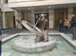 hj1975 不锈钢雕塑——“日晷”_不锈钢雕塑——“日晷”_滨州宏景雕塑有限公司
