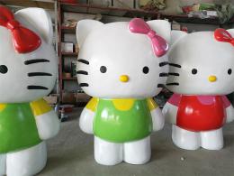 hello kitty猫卡通雕塑_滨州宏景雕塑有限公司