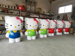 hj3202 hello kitty卡通雕塑_玻璃钢雕塑_滨州宏景雕塑有限公司