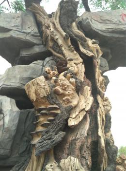 hj1283 水泥雕塑假山假树溶洞_水泥雕塑假山假树溶洞_滨州宏景雕塑有限公司